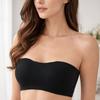 Detachable-Strap Seamless Strapless Wireless Convertible Bandeau Bra Non-Slip Sports Bra Push-Up Comfortable & Breathable Bra for Women