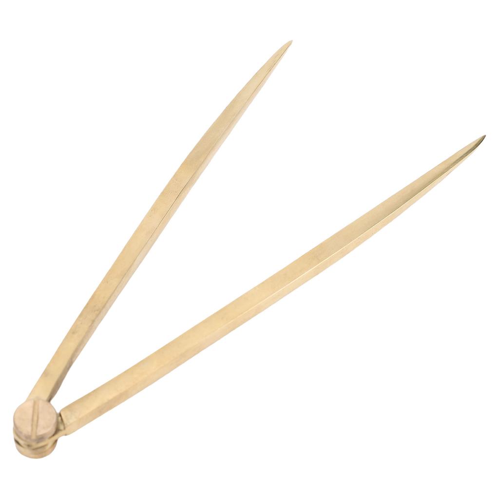 170mm Straight Navigation Divider IMPA371012 Accurate Measurement Brass Nautical Compass Divider For Yachts