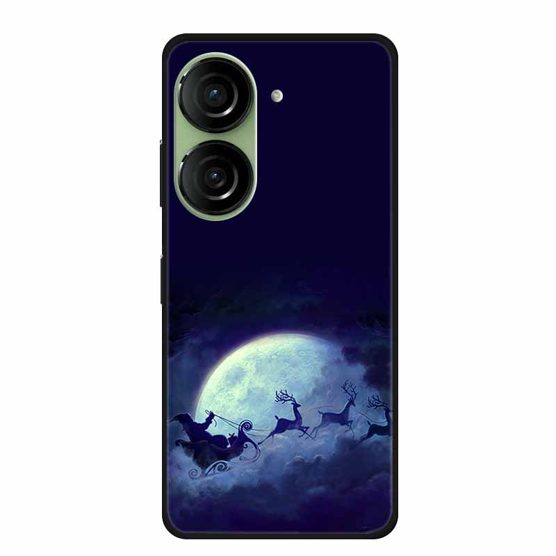 Christmas Phone Case For Asus Zenfone 10 5G AI2302 Cases Soft Silicone For Asus Zenfone 9 AI2202 Shockproof Cover Bumpers Funda Zenfone 10