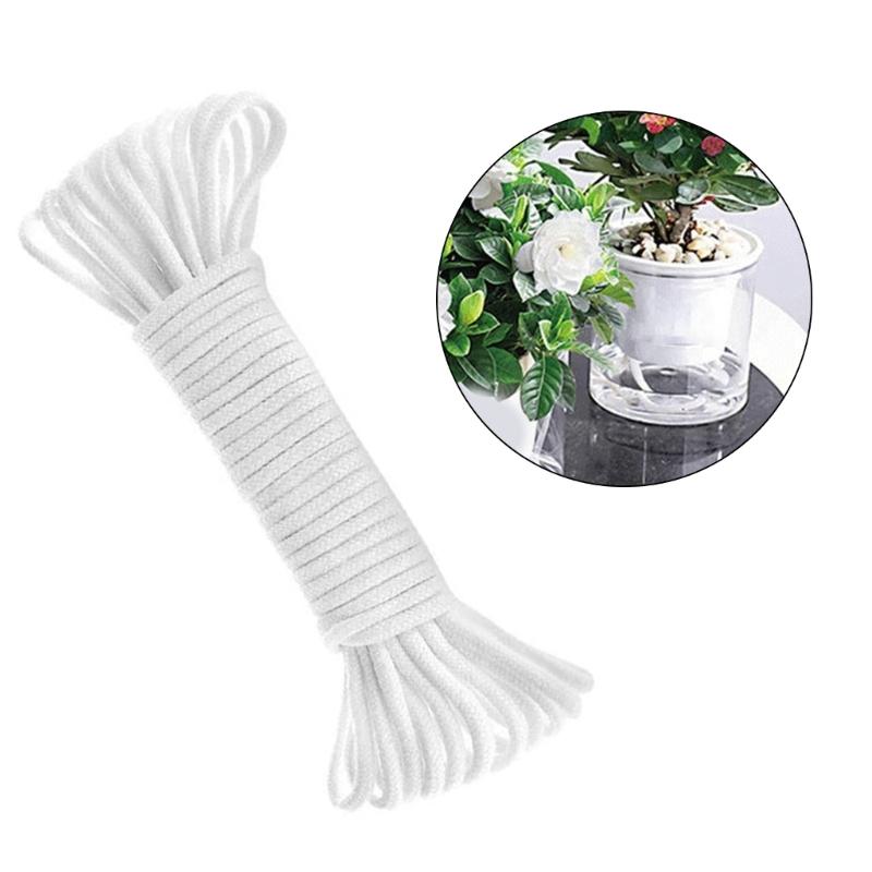 DIY Auto Watering Cotton Rope 18Meters Suitable For Plant Continuous Moisture Content Gardening Tool Indoor Outdoor Use