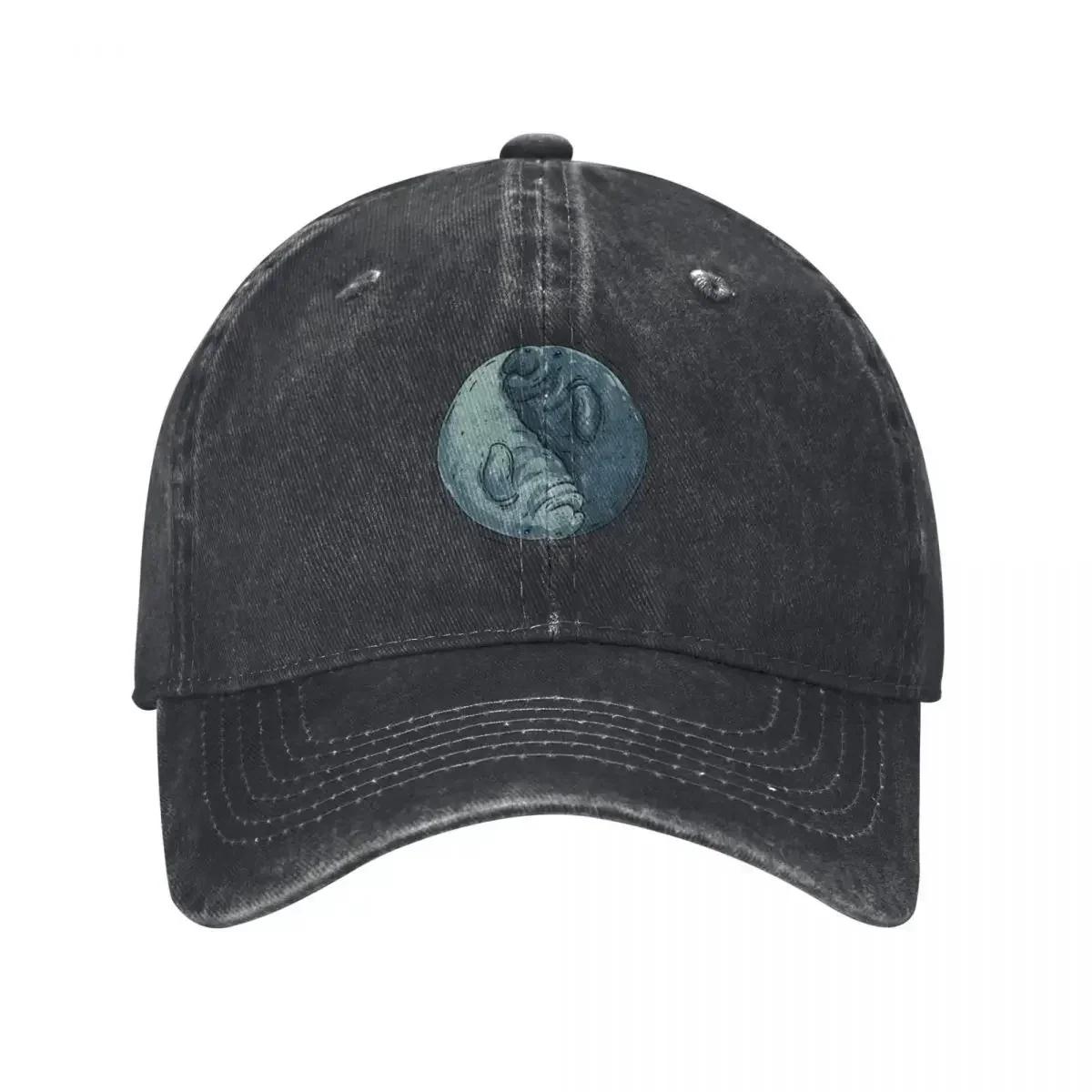 Unisexatee Yin and Yang Dugong Unisexatee County Baseball Cap Luxury Brand Anime Funny Hat For Unisex Womens