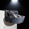 Pet Bed Hanging Style Plush Fabric Warm Cat Bed For Indoor And Outdoor Use