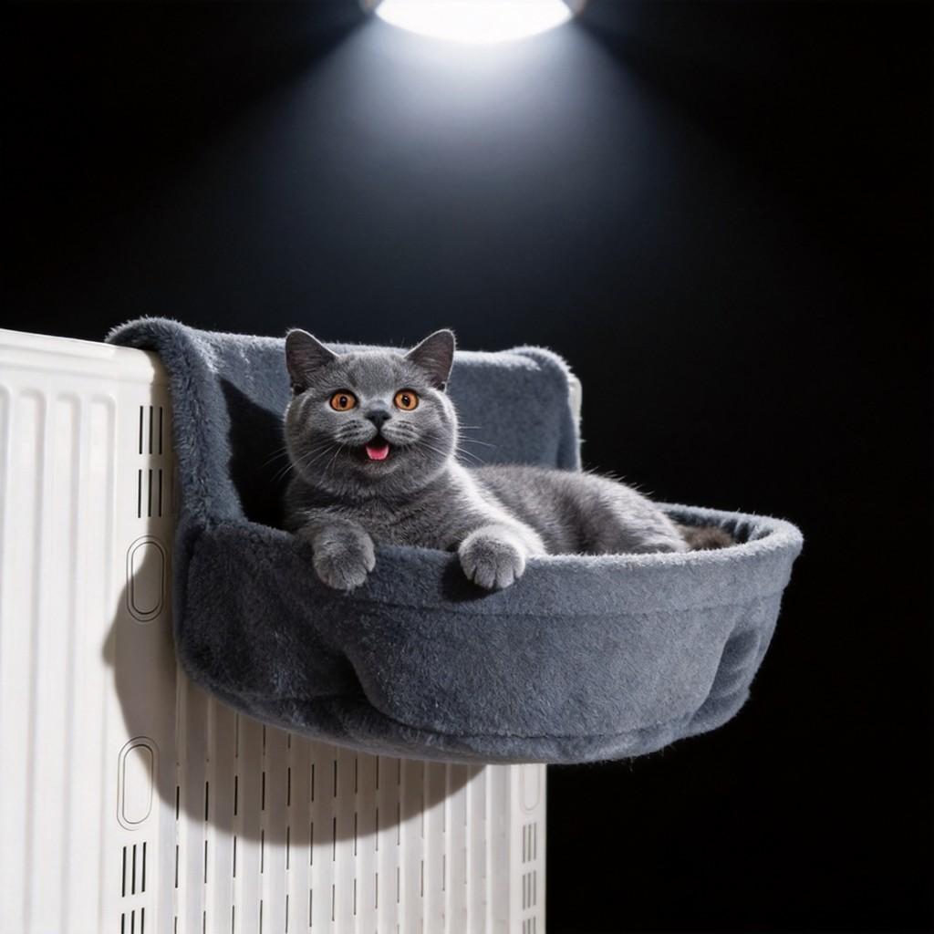 Pet Bed Hanging Style Plush Fabric Warm Cat Bed For Indoor And Outdoor Use