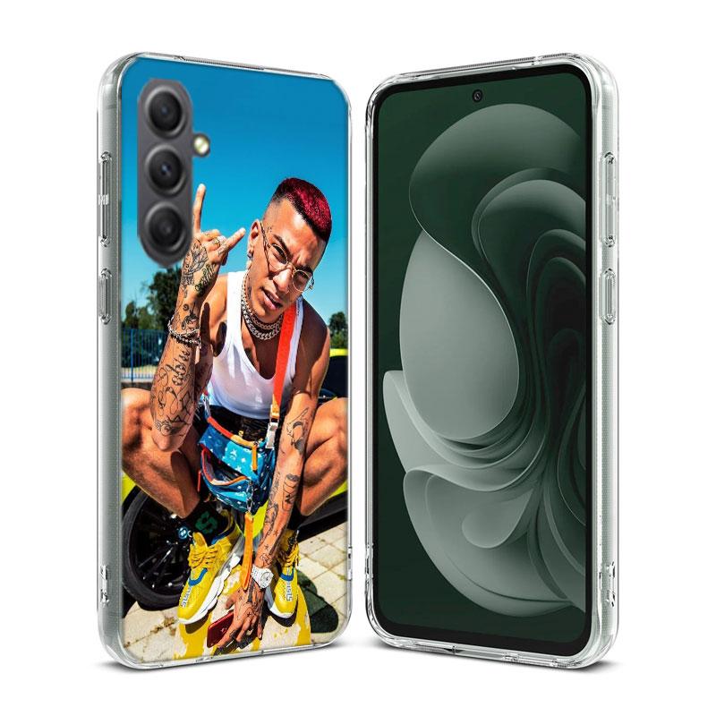Rapper Sfera Ebbasta Phone Case for Samsung A16 A26 A36 A56 A17 A37 A57 A07 A06 A02S A03 A04S A05S Galaxy Note 20 10 A50S A71 A5