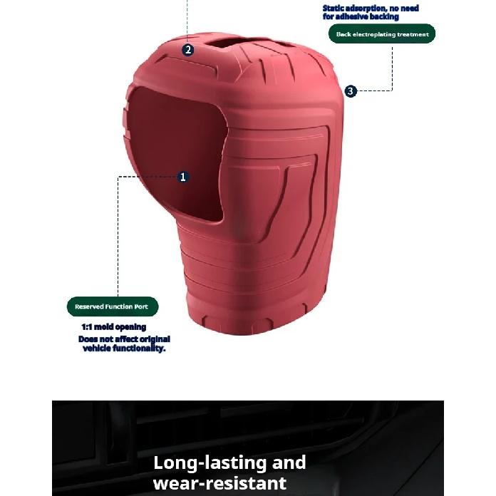 For Volkswagen Tacqua Car Silicone Automatic Gear Shift Knob Cover Tasteless Antislip Shifter Knob Protective Cover