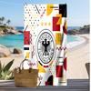 Germany Football Print Beach Towel Quick Dry Super Absorbent Soft Bath Towel for Swimming Beach Travel Fan Souvenir Gift