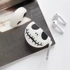 Creative Luminous Skull 3D Protective Case for AirPods 1/2/Pro, Soft Silicone Wireless Bluetooth Earphone Cover Halloween Case