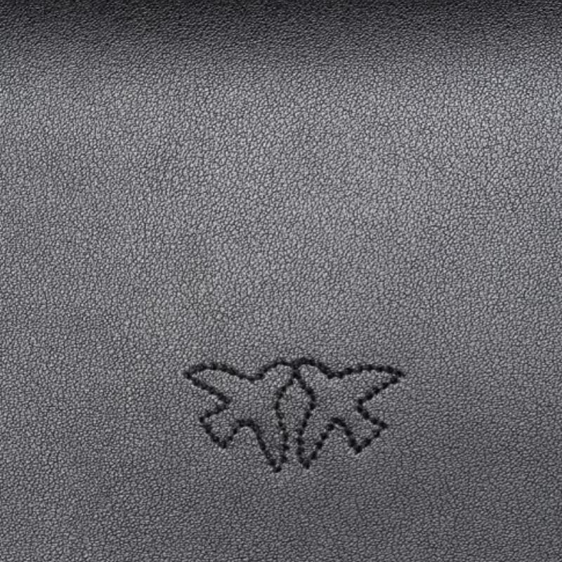 PINKO Women's Leather Swallow Chain Shoulder Bag