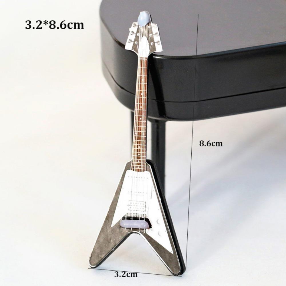 Mini 1/12 Dollhouse Guitar Multistyles Doll Accessories Toys New Miniature Decorative Props