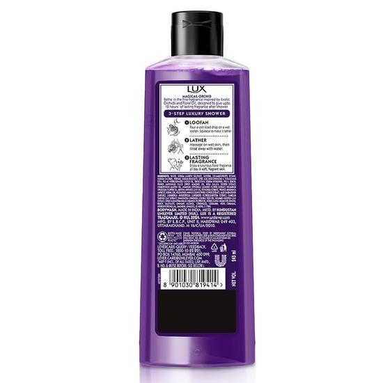 Gel Douche Lux, Parfum Orchidée Noire & Huile de Genévrier, Gel Douche pour le Corps avec Glycérine pour une Peau Douce, Parfum Longue Durée, Sans Parabènes, 245 ml