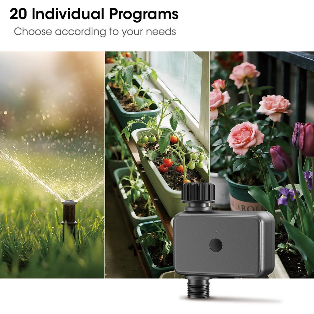 Sistema di irrigazione smart Tuya Wifi Timer automatico per l'acqua Timer per irrigatore Unità di controllo per tubo Flessibile Supporto Alexa per Giardino