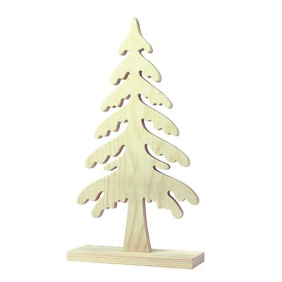 MégaCréa DIY - Wooden Christmas Tree 25x13x5 Cm