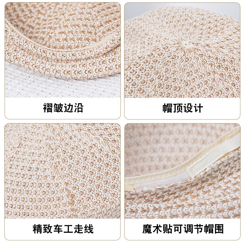 Damen-Barettmütze Sommer-Strickmütze Atmungsaktiv Künstlerische Malerhut