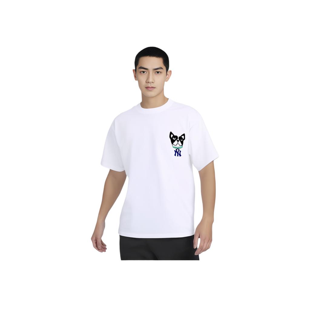 New MLB New York Yankees T Shirts Unisex White 31TSTF931-50W