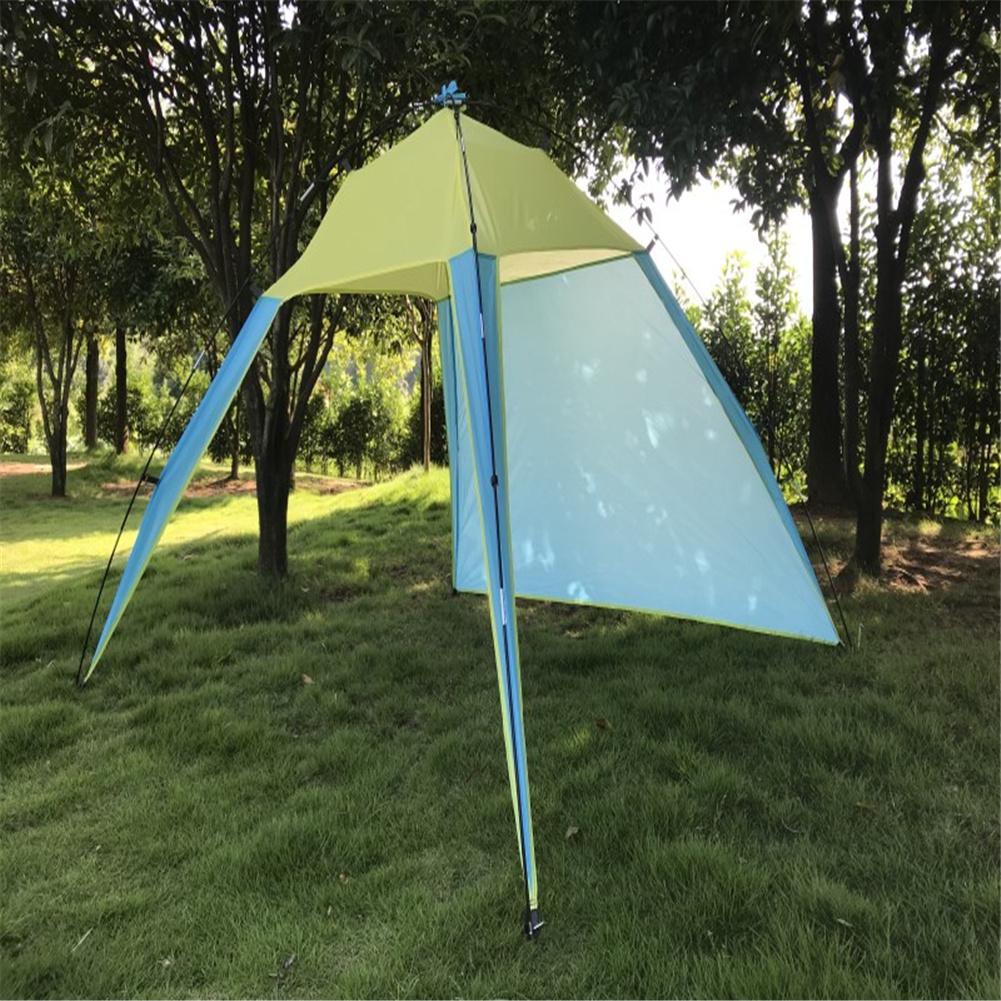Portable  Canopy Uv Sun Shade Shelter Triangle Outdoor Camping Tent 210  X  230  X  160/82  X  90  X  62inch