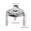 3 Jaws Oil Filter Wrench Adjustable 2 Ways Repairing Tool Auto Car Spanner Remover