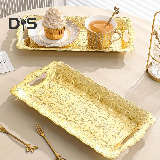 Fruit Plate Serving Tray for Party Unbreakable Fruit Platter Snacks Dessert Reusable Tray Christmas Restaurant Decor