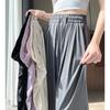 Damskie spodnie z lodowego jedwabiu, szybkoschnące, chroniące przed słońcem, letnie spodnie z szerokimi nogawkami, nowe, casualowe, lekkie, w dużych rozmiarach, sportowe spodnie, chłodne spodnie do podłogi