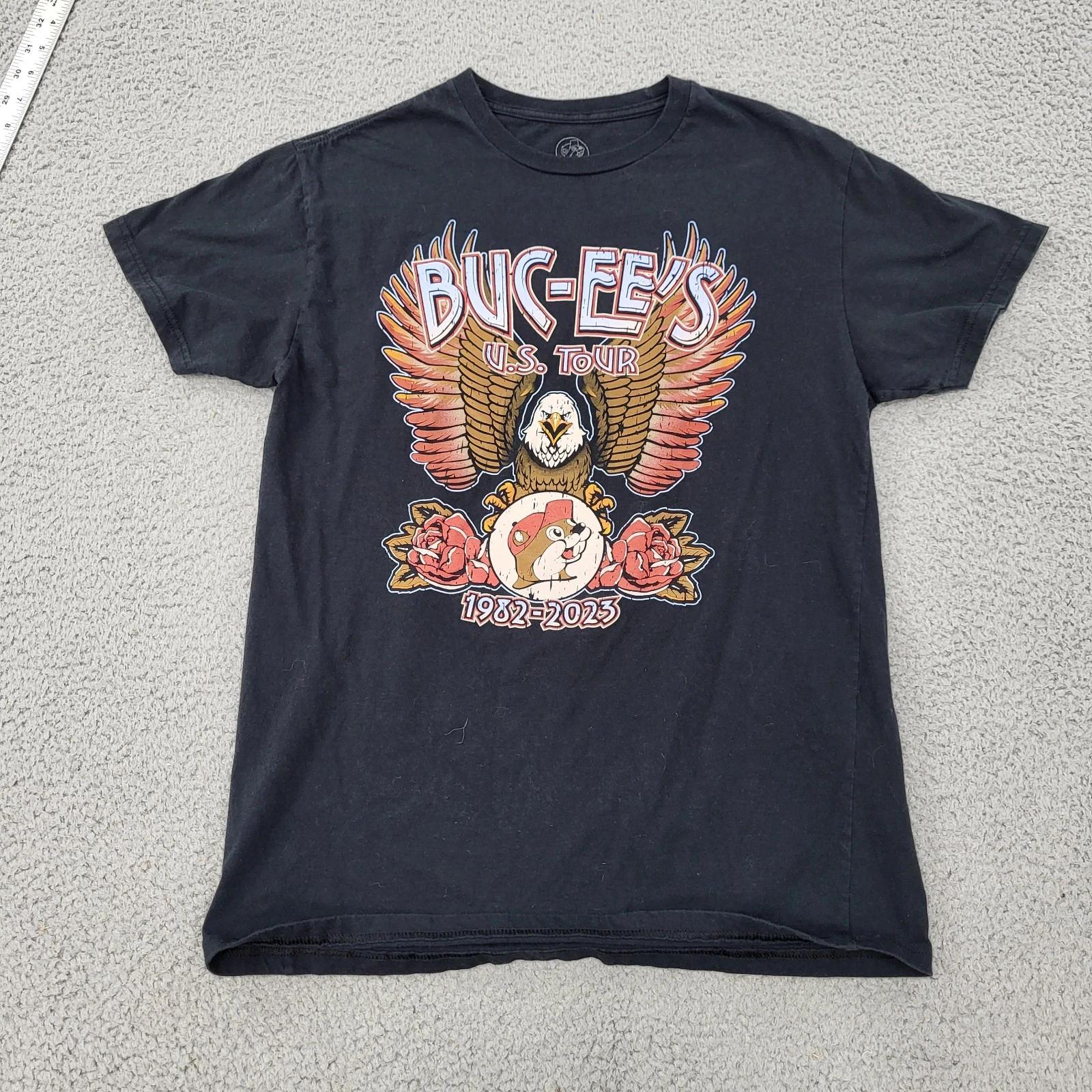 

Buc-ee s U.S. Tour 1982-2023 Shirt Mens Medium Black Graphic Concert Music L