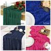 Elegant Pleated Tablecloth Washable Table Cover Table Covering Crepe Table Runners  Wedding Events
