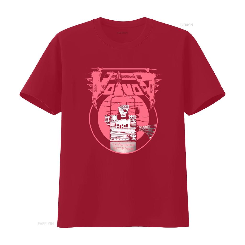 VOIVOD DIMENSION HATROSS T-Shirt Baumwolle Schwarz für Größe S 5XL vintage Gewaschen Atmungsaktiv mode streetwear Dehnbar homme Weich