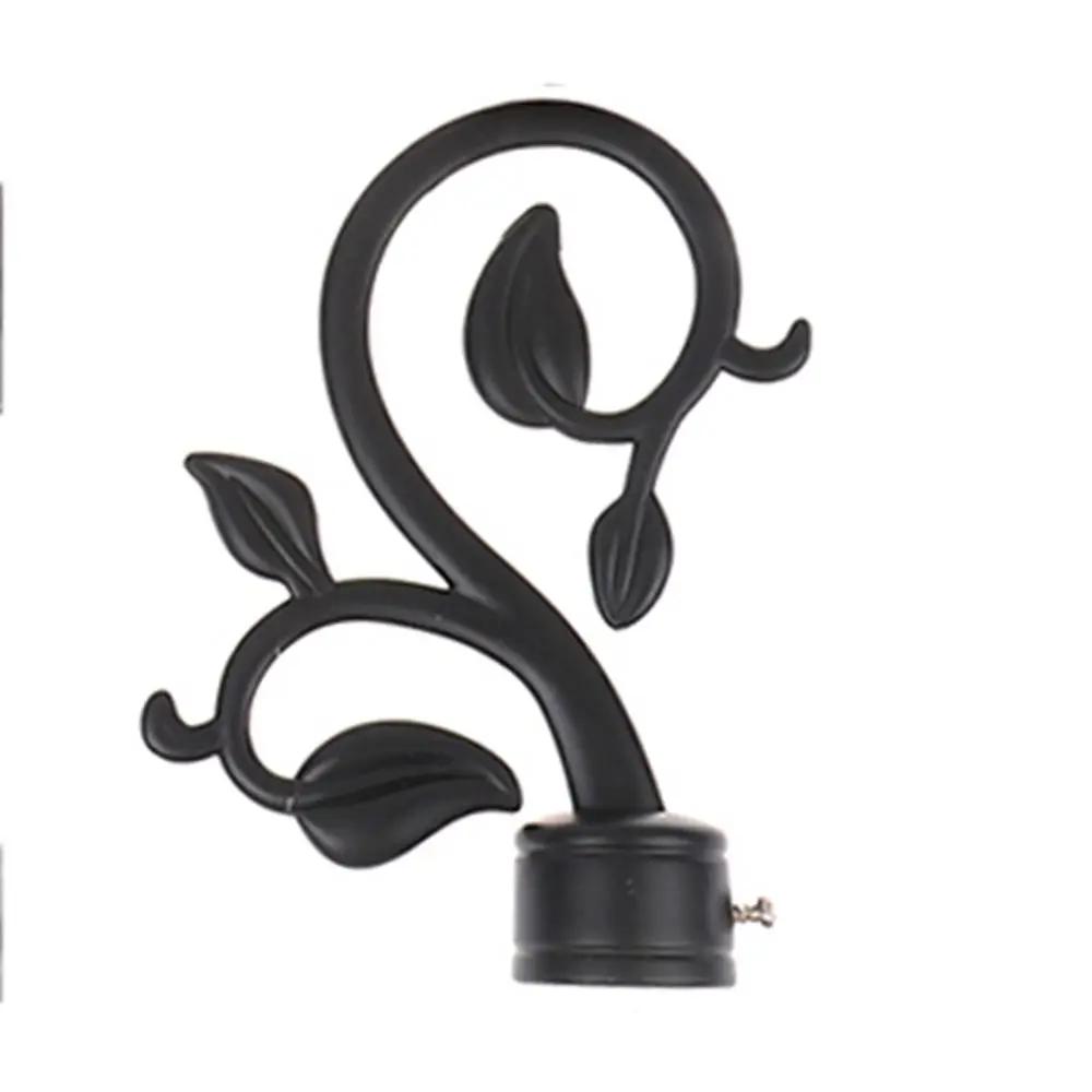

Ends Heads Curtain Pole Finials ABS Material Strong Roman Rod American Style Imitation Iron Curtain Decorative