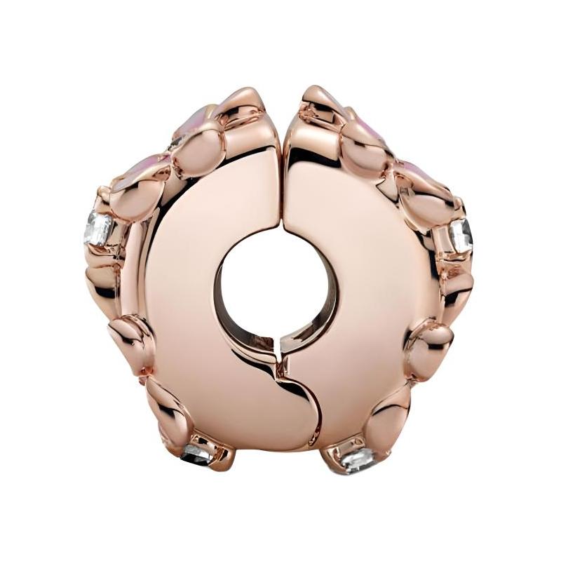 Pandora Daisy Clip-on Charm Necklace/Pendant Women's Rose Gold Pink 788809C01