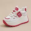 Inner Height Increase Children's Autumn and Winter New Thick-soled Muffin Sports Shoes Small Casual Women's Shoes