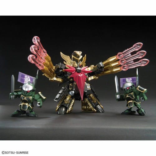 SD Gundam BB Senshi No. 407 Dong Zhuo Zaku & Troops (Dong Zhuo Army) Pre-Colored Plastic Model