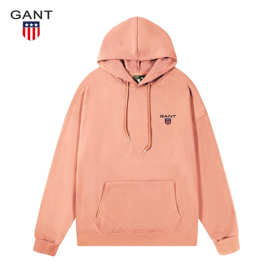 Gant Dünner bestickter Hoodie Pullover für Damen und Herren, Lässiger Sport Lauf Hoodie