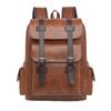 Large Capacity Men's Backpack Multi-Function PU Backpack Travel Computer Bag Women Backpack