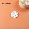 Eco-friendly Silicone Oil Paper Steamer Liners Perfect For Dumplings And Steamed Buns
