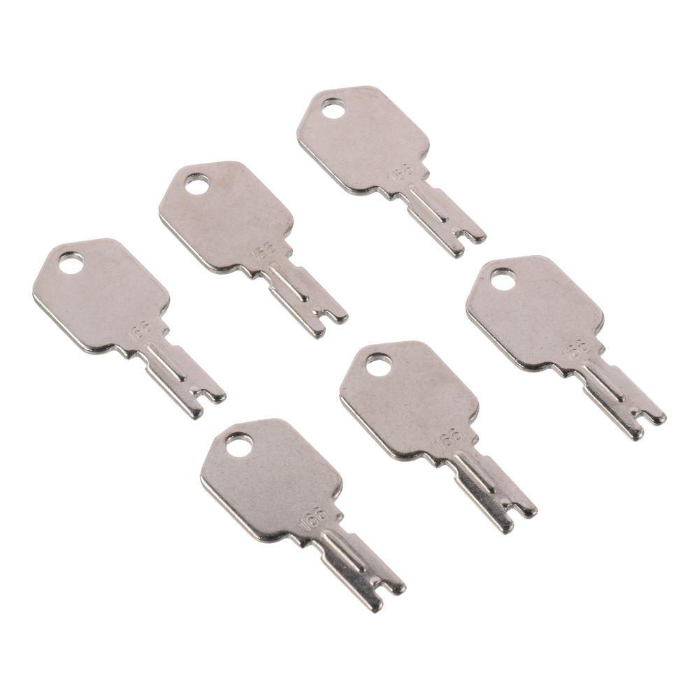 

12Pcs Silver Ignition Keys Metal Keys Car Assessories Parts Assessories for Excavator