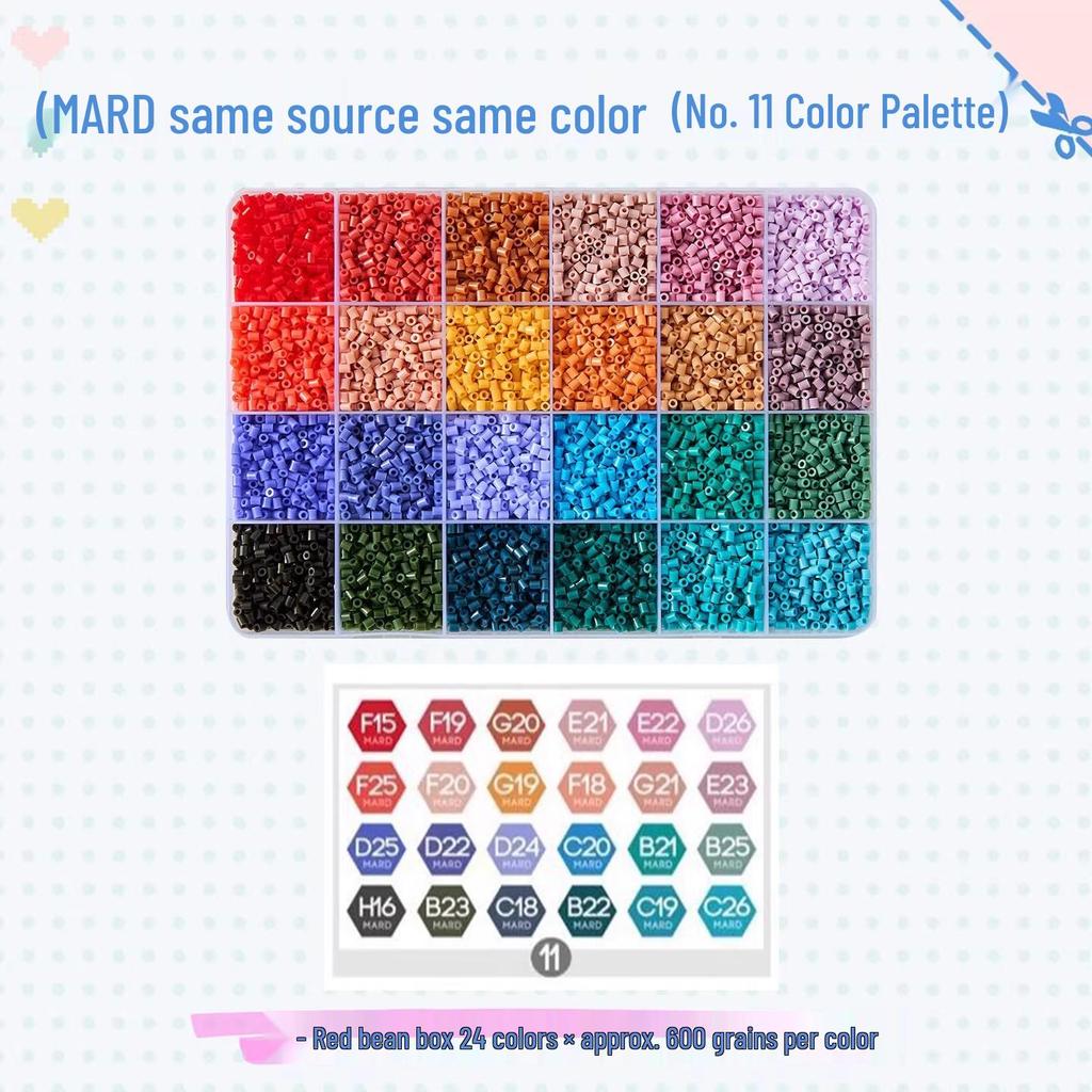 2.6mm Colorful Fusion Beads Set for Children's DIY Crafts - High Temperature Resistant