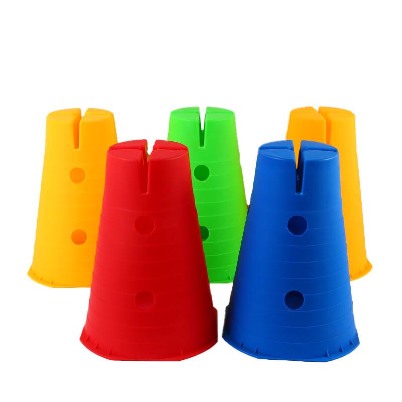 Zhizhou Thickened Sports & Sensory Training Marker Cones - 10 Pack