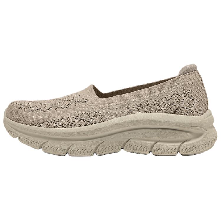 Skechers Arch Fit Mc DLUX Удобные Универсальные Повседневные Туфли Женские повседневные туфли Серый Коричневый 159564-TPE 35