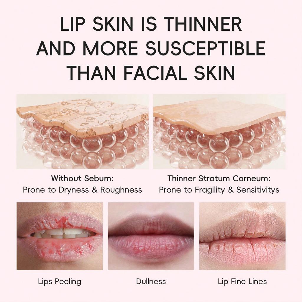 LAIKOU Sakura Moisturizing and Delicate Lip Mask Removes Lip Lines Improves Lip Skin Condition Prevents Chapped Lip Care