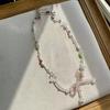 Candy-colored Beaded Butterfly Necklace for Girls, A Small and Unique Piece That Is Sweet and Cute, Suitable for A Teenage Girl Style.