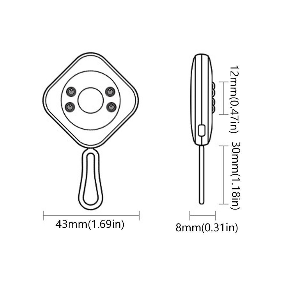 Portable Anti Candid Camera Detector Anti-spying Detector  for Locker Room Public Bathroom