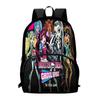 Capacity Children Large Backpack With Monster High Print Design For Daily School