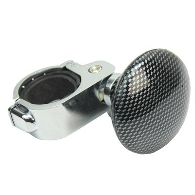 Car Truck Power Steering Wheel Spinner Booster Aid Knob Ball Handle Clamp Mahogany