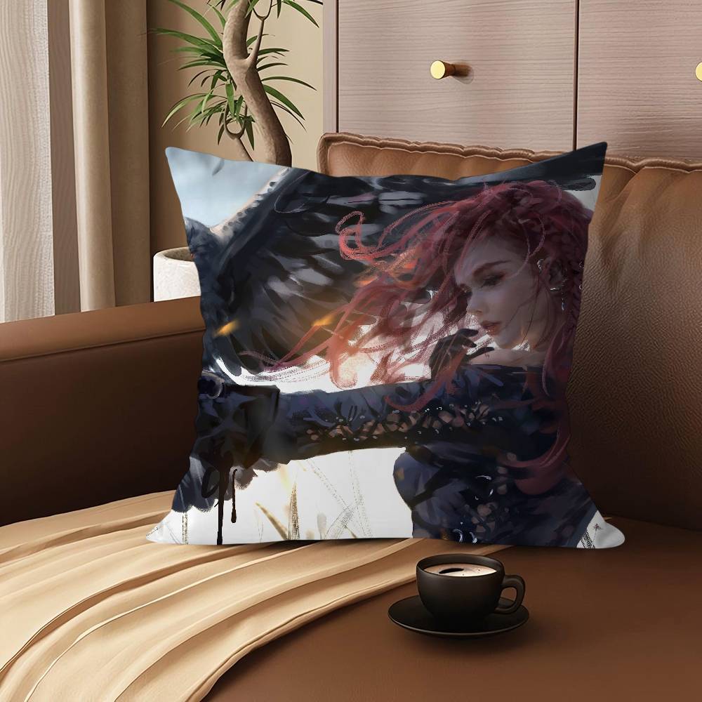 

G-Ghost B-Blade Cartoon Animation Cushion Cover Decorative Pillow Sofa Home Decor Case Pillow Cases 12x12Inch