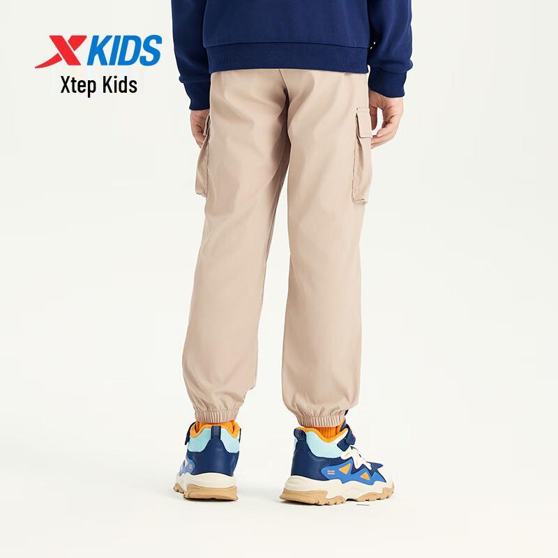 Xtep Kids' Fashion Side Pocket Woven Sport Pants