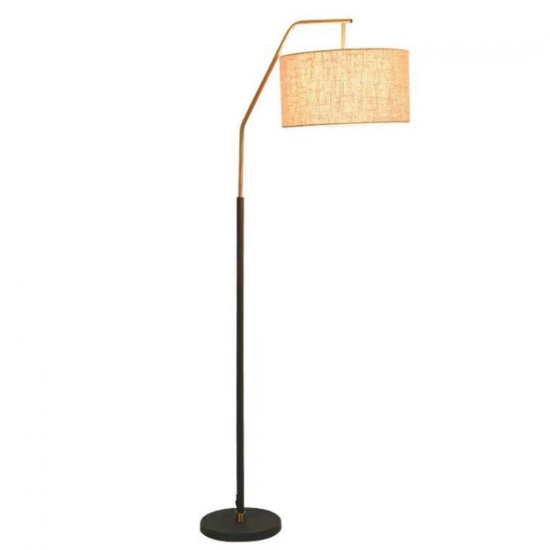 

Скандинавский минималистичный торшер: Роскошный тканевый абажур для гостиной, спальни или кофейного столика