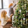 24/5PCS Crystal Clear Snowflake Icicle Pendants Acrylic Christmas Tree Ornament Christmas Holiday Home Party Hanging Decorations