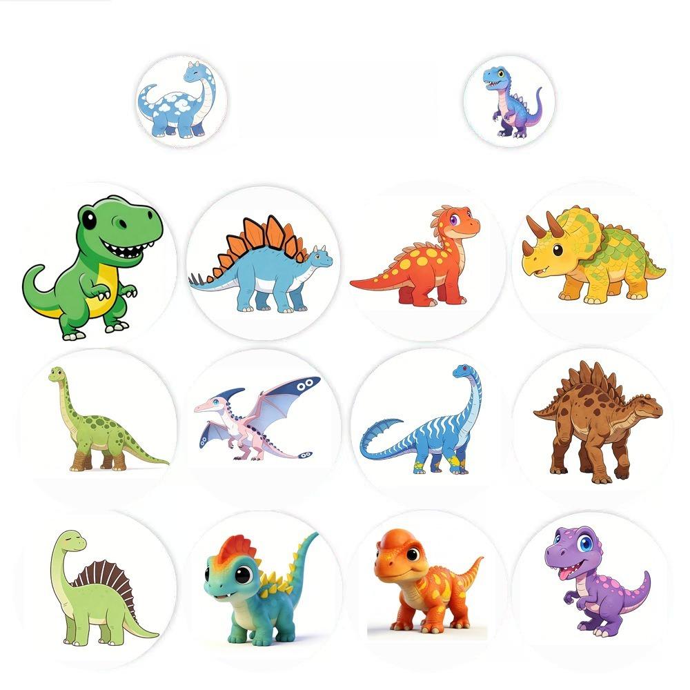 500 sheets/roll Cartoon dinosaur roll sticker Tape Envelope decorative sealing sticker Dinosaur sticker