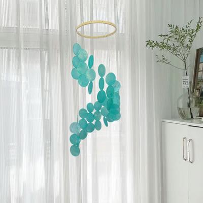 Natural Shell Wind Chimes Creative Dream Catcher Craft Outdoor Yard Welcome Guest Decoration Bedroom Living Room Hanging Pendant
