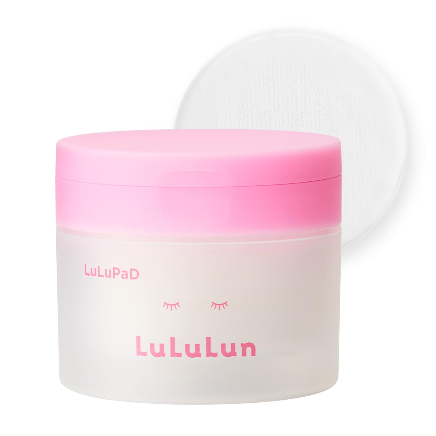 LuLuPaD Moisturizing ON Toner Pads 50pcs - Hydrating Facial Wipes, Cleansing & Refreshing Makeup Remover Pads