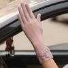Womens Uv Sun Protection Gloves With Breathable Ice Silk For Driving And Outdoor Activities