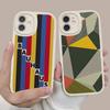 Geometric Bauhaus Art Phone Case For Iphone 15 Pro Max 16 Plus 14 Pro 11 13 12 Mini X Xr Xs 7 8 Se Lambskin Cover